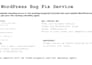 debug and fix HTML CSS javascript or PHP issues